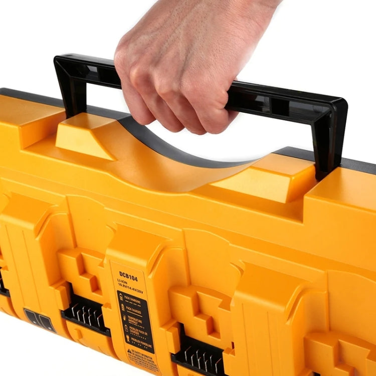 DCB104 Portable Fast Charger 12V-20V Electric Tool Lithium Battery Charger, For Dewalt DCB127 / DCB200 / DCB205 / DCB206, US, EU, UK, AU