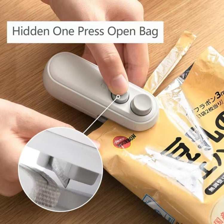 Small 2-in-1 Rechargeable Magnetic Snack Sealer Household Mini Sealing Machine