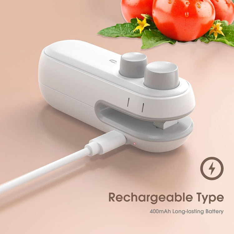 Small 2-in-1 Rechargeable Magnetic Snack Sealer Household Mini Sealing Machine