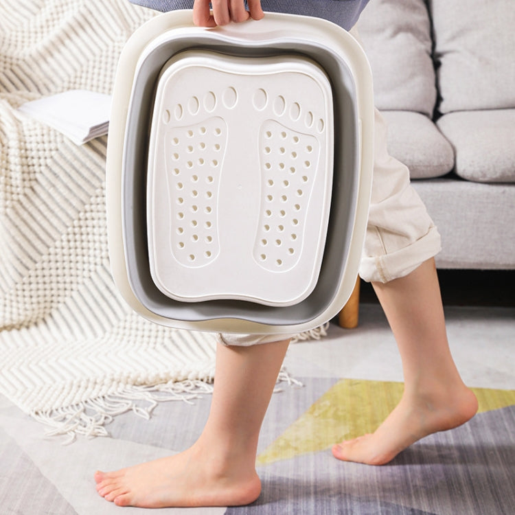 15L Foldable Foot Bath Bucket Foot Massage Wash Basin