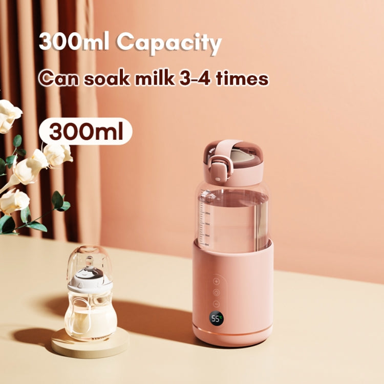 300ml Wireless Instant Water Warmer Electric Kettle for Baby Formula With 5200 mAh Battery Capacity, 300ml 5200 mAh (Pink), 300ml 5200 mAh (Blue), 300ml 5200 mAh (White)