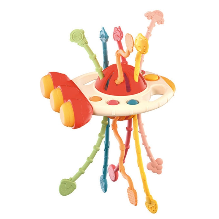 Baby Puzzle Fun Finger Pumping Toys Enlightenment Early Teaching Toys, Octopus (Blue), Octopus (Red), Cartoon Crab (Orange), Cartoon Crab (Green), Rocket (Blue), Rocket (Red), Flying Sword (Red), Flying Sword (White), Crab, Space Ship, Mobile Phone Rab...