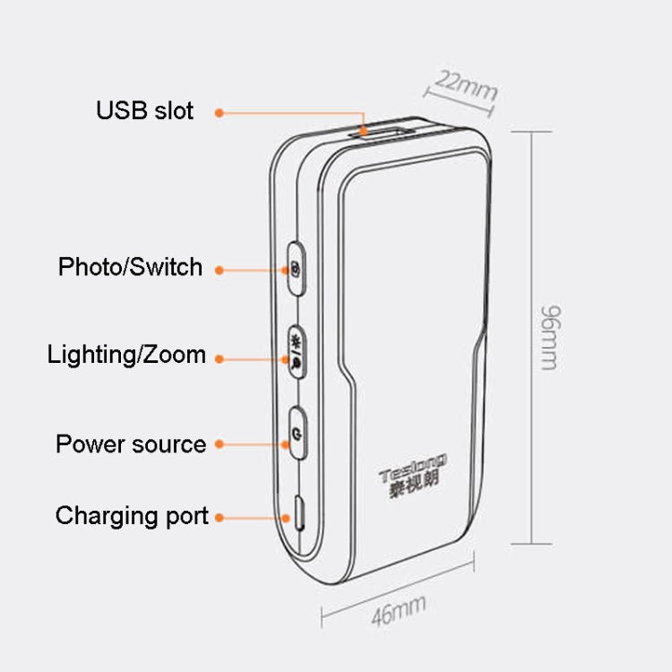 Teslong WF150 5mm WiFi Connected HD Industrial Borescope Industrial Maintenance Tools