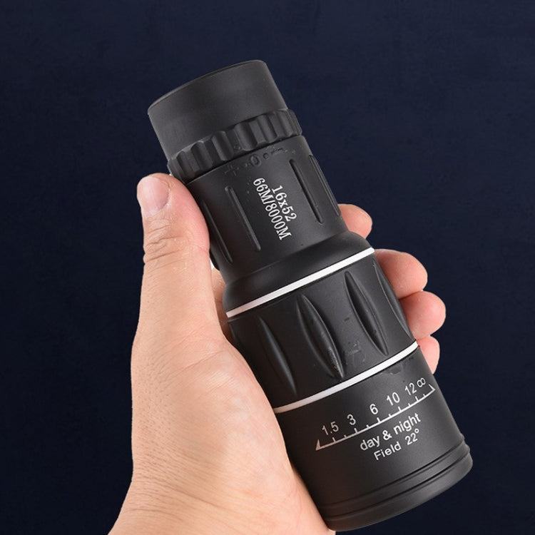 16x52 High Definition Outdoor Bird Viewing Monocular Telescope