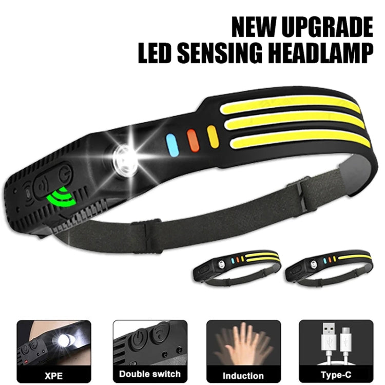 Sensor Headlight Rechargeable Outdoor Camping Fishing Lantern, 812-2, 812-3