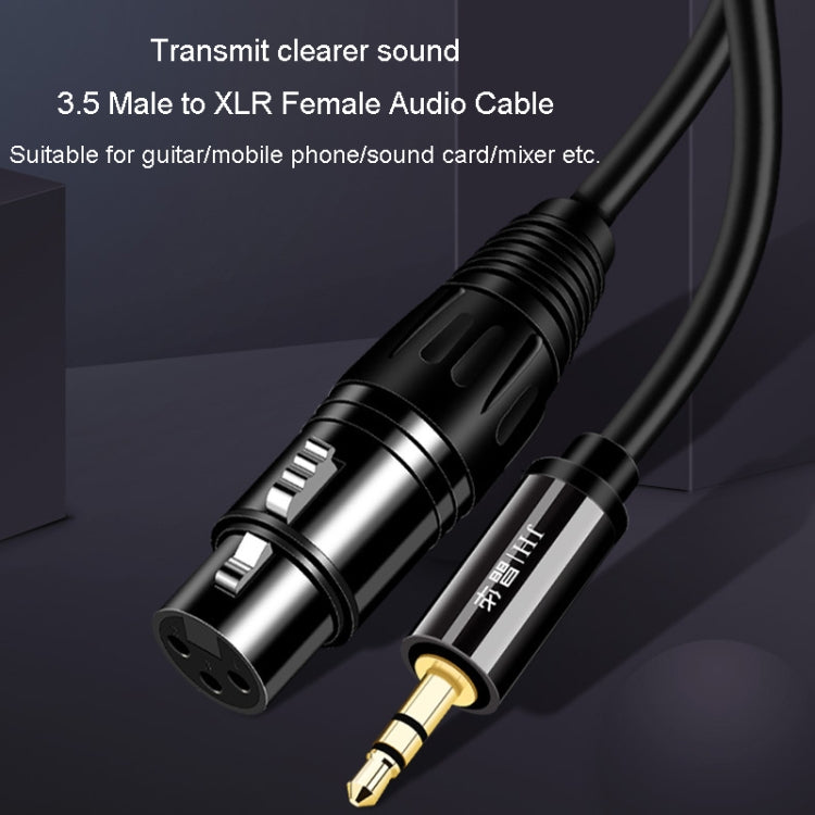 JINGHUA 3.5mm Male To XLR Female Microphone Cable Computer Mixer Audio Cable