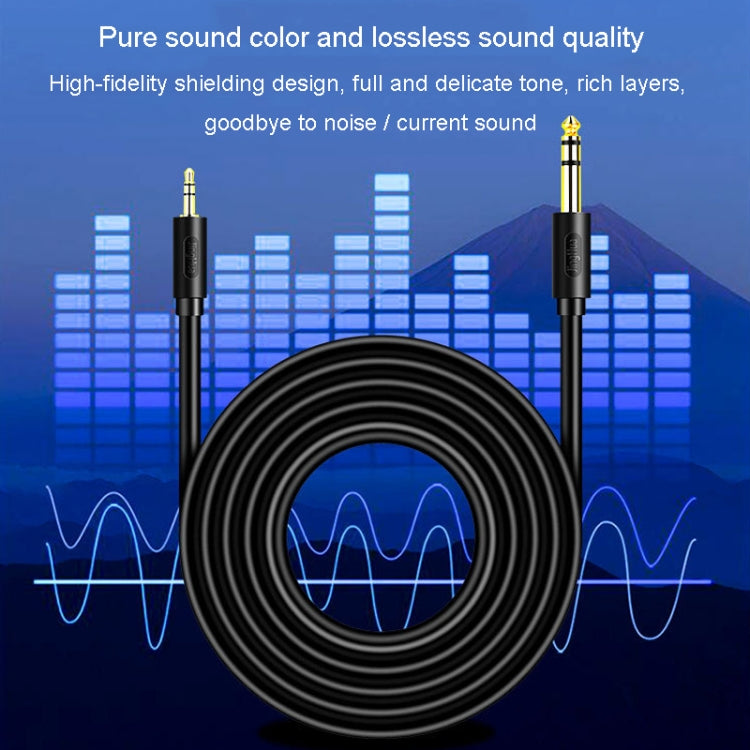 JINGHUA 3.5mm To 6.5mm Audio Cable Amplifier Guitar 6.35mm Cable