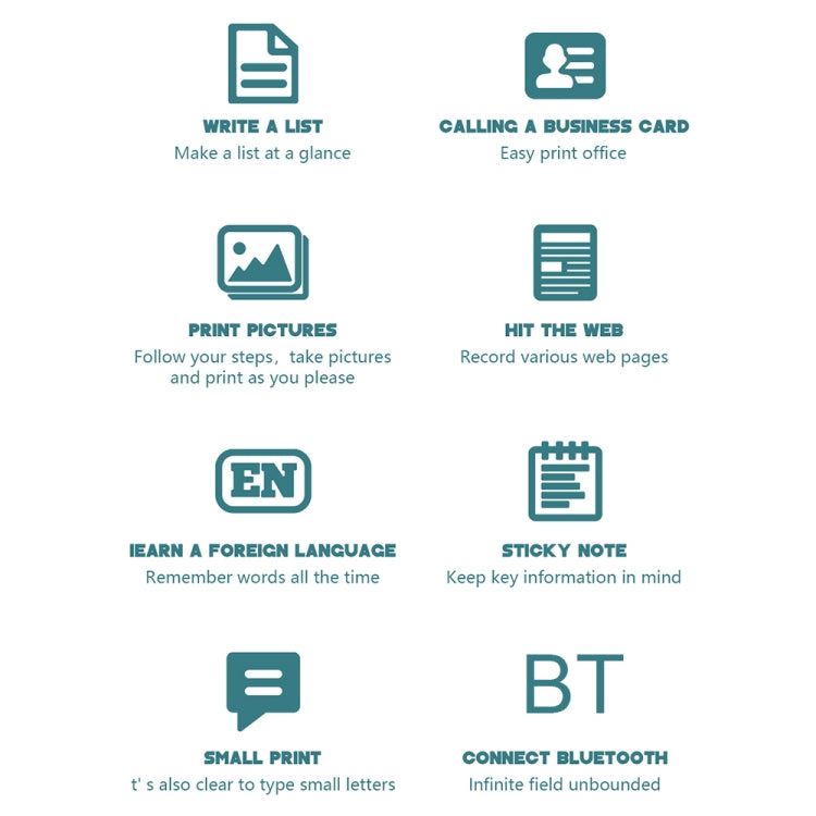 M5 Mini Cartoon Portable Bluetooth Printer Photo Thermal Printer