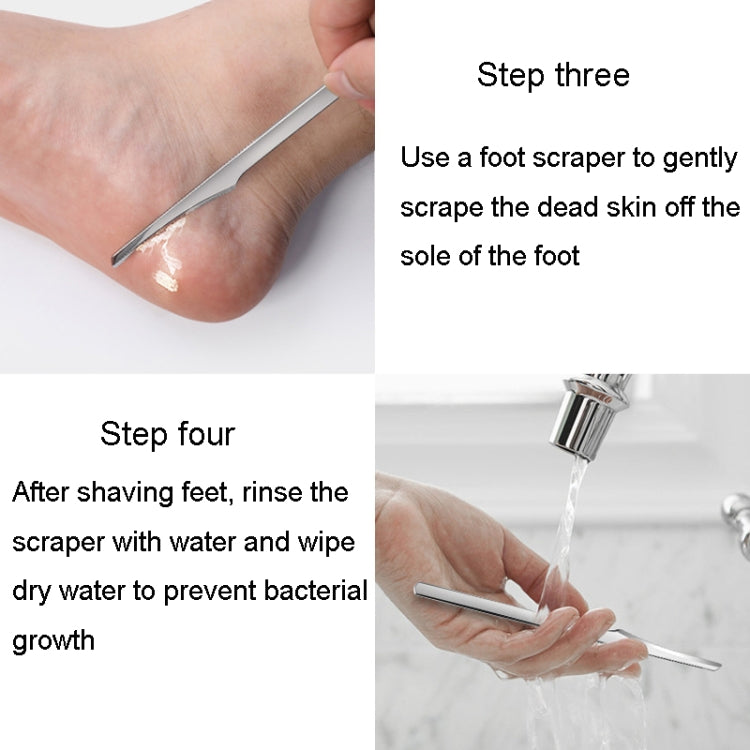 Pedicure Knife Skewer Nail Clipper Set Household Callus Removal Tools, Scraper, Flat Knife, 3 In 1