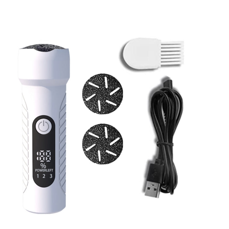 Electric Foot File Pedicure Kit Waterproof Feet Callus Remover, White, Kit 1 White, Kit 2 White, Matte Black, Kit 1 Black, Kit 2 Black