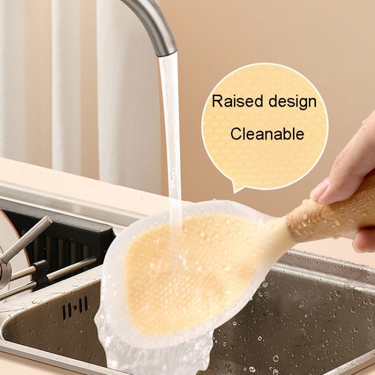 Kacheeg Household Food Grade Standing Non-Stick Rice Ladle Rice Cooker Spoon