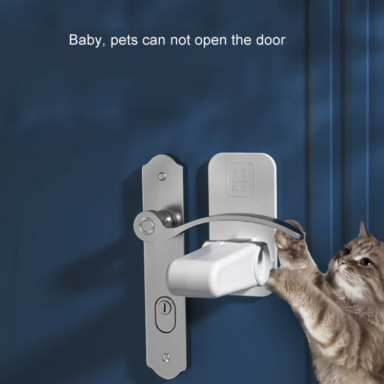 Children Safe Lock Door Handle Fixed Anti-Opening Lock, Anti-Opening Door Lock
