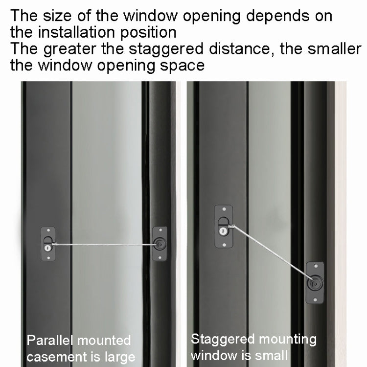 Multifunctional Children Window Safety Lock With Key Refrigerator Cabinet Lock Dual Purpose Limator, FQ8