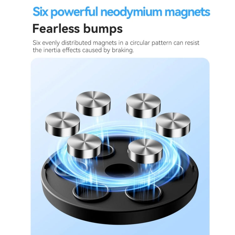 TELESIN Magnetic Base With 1/4 Inch Interface for DJI Pocket 3 / Insta360 Camera & Smart Phones, Without Suction Cup Base