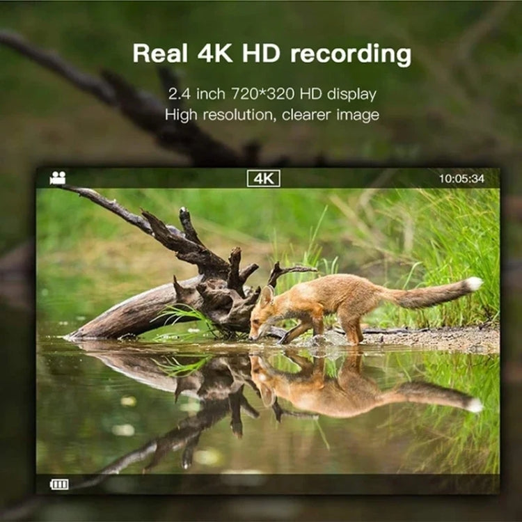 H8201 4K Dual Lens Infrared Camera 32MP HD Night Vision Monitoring Animal Field Outdoor Camera