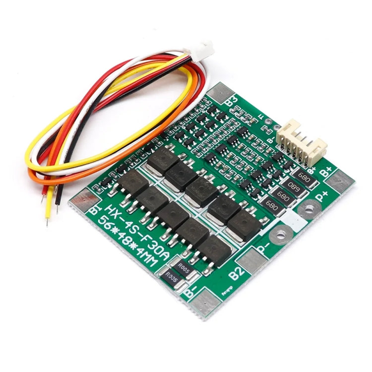 4 S 14.8V / 12.8V 30A Lithium Battery Protective Plate With Equalizer Lithium Iron Phosphate Battery Protection Board