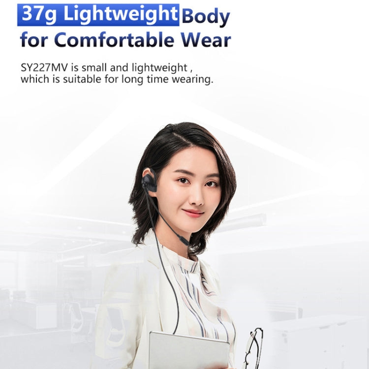 SOYTO SY227 Single-side Operator Ear Hook Headset Corded Computer Headset