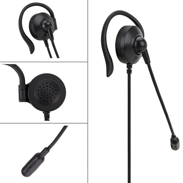 SOYTO SY227 Single-side Operator Ear Hook Headset Corded Computer Headset