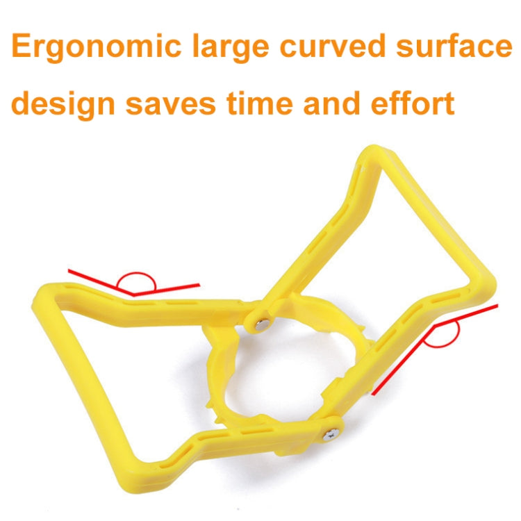 Thickened Pure Water Bucket Water Lifter Labor-saving Water Lifting Aid, Yellow, Blue
