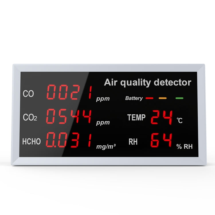 5-in-1 Indoor Home Portable Air Monitor TVOC Formaldehyde Detector