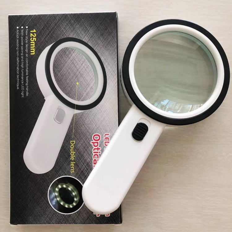 30X Magnifier With Violet Light Students Elderly Reading Maintenance Magnifying Glass