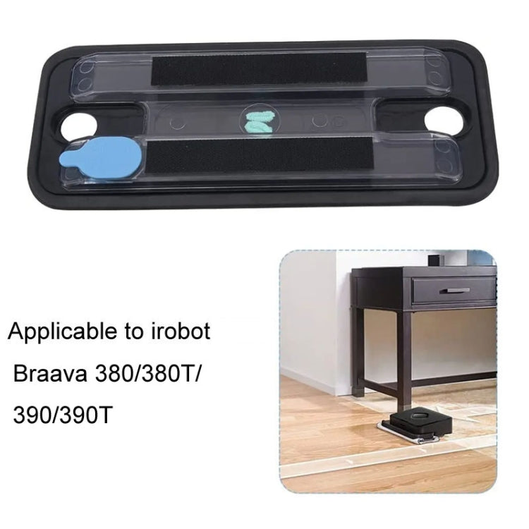 For iRobot Braava 380 / 380T / 390 / 390T Mopping Machine Equipment, White Dried Mop, Blue Wet Mop, Tire Skin, Water Tank, Water Core
