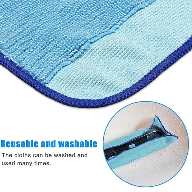 For iRobot Braava 380 / 380T / 390 / 390T Mopping Machine Equipment, White Dried Mop, Blue Wet Mop, Tire Skin, Water Tank, Water Core