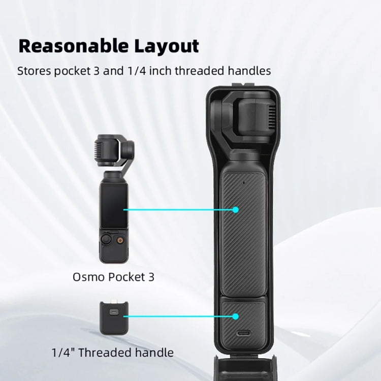 For DJI OSMO POCKET 3 BRDRC Waterproof Storage Box Protective Shell With Lanyard, BRDRC