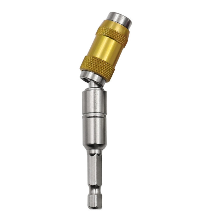 Hexagonal Shank Quick Release Self-Locking Joint Extension Rod Electric Drill Driver Extension Quick Conversion Bits, Silver+Red, Black, Silver+Yellow