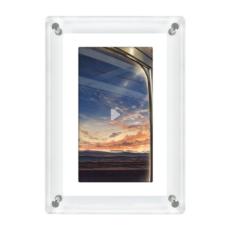 5 Inch HD Digital Photo Frame Crystal Advertising Player 1080P Motion Video Picture Display Player