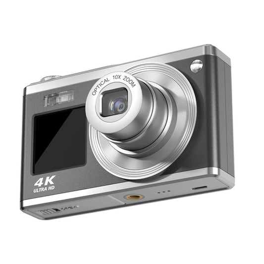 4K HD Optical Zoom Digital Camera 60MP Dual Screen Selfie Camera, No Memory