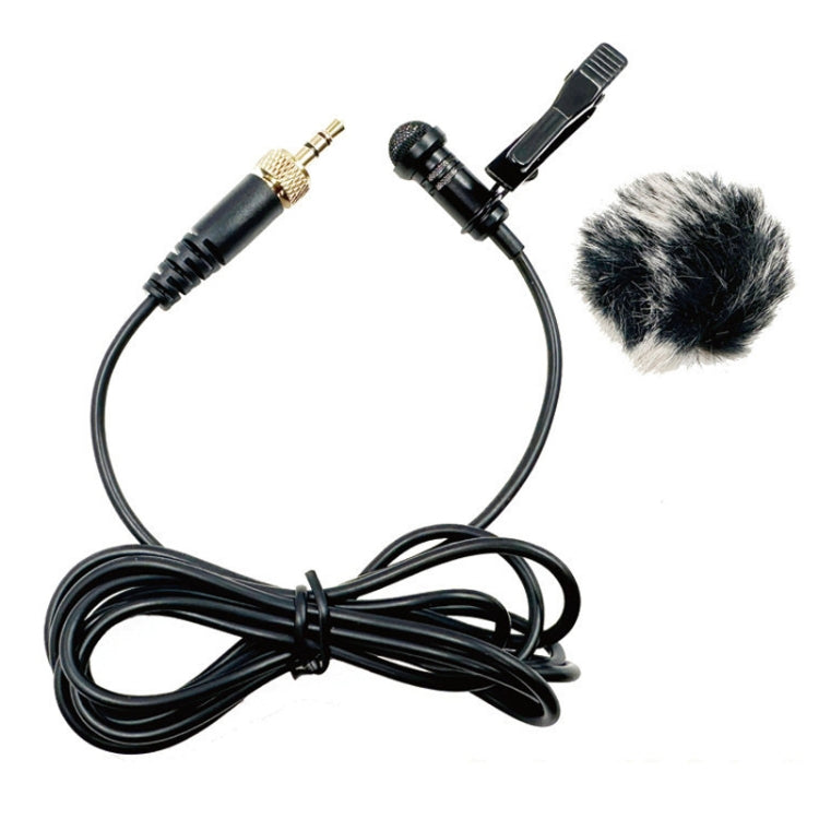3.5mm Straight Internal Thread Plug Wireless Transmitting Lavalier Microphone