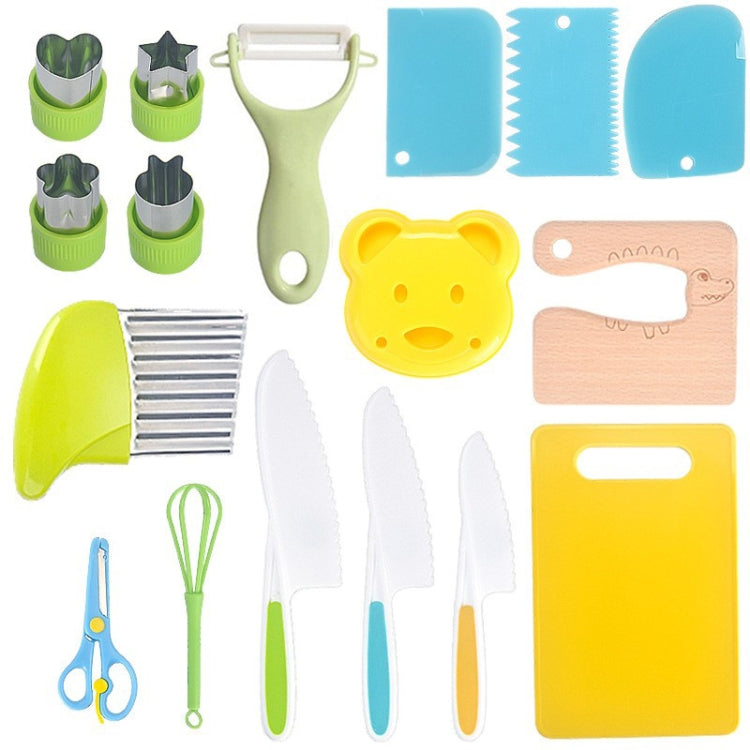 Children Cooking Knife Set Early Childhood Education Kitchen Tools, 17pcs /Set, 13pcs /Set, 6pcs /Set