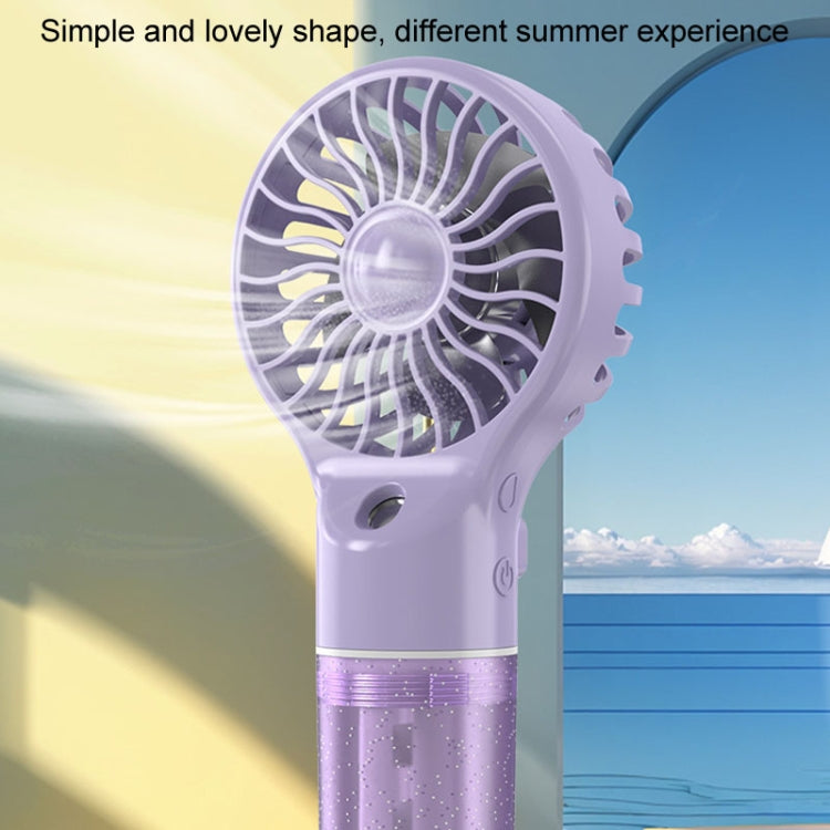 USB Rechargeable Handheld Misting Fan Portable Hydration Electrical Fan