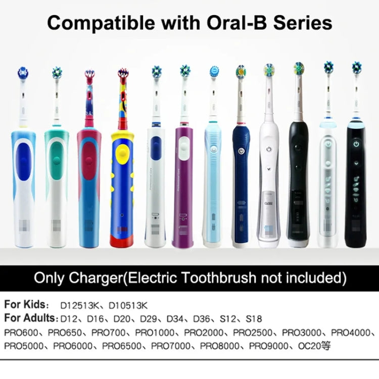 3757 Charger For Braun Oral B D12 D16 D20 D36 Electric Toothbrush,EU Plug, EU Plug