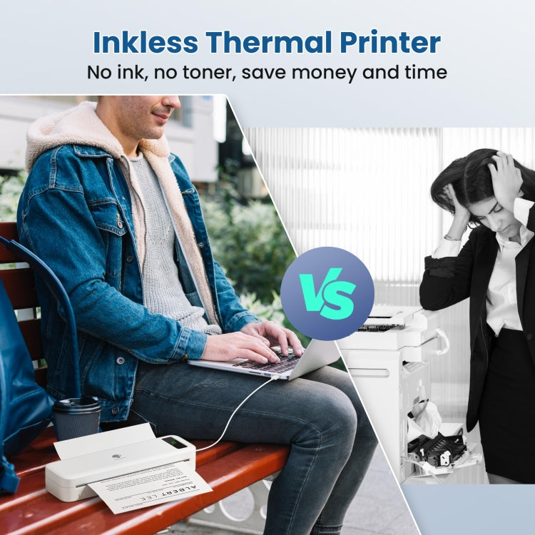 Phomemo M835  Wireless Bluetooth Thermal Printer Support Multi-Size Thermal Paper