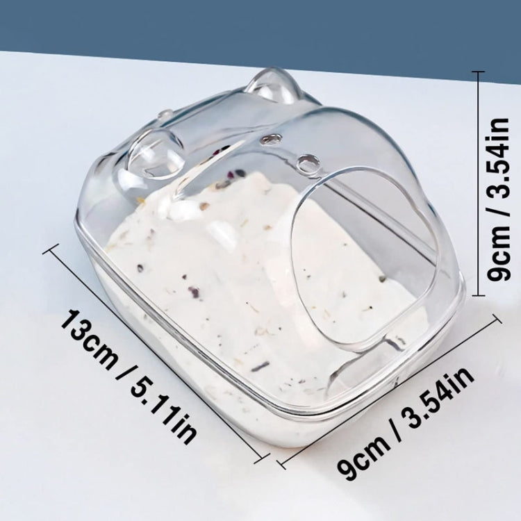 Hamster Bathroom Toilet Dual Purpose Nest Splash-proof Small Animals Golden Bear Bathtub, Small, Medium, Large