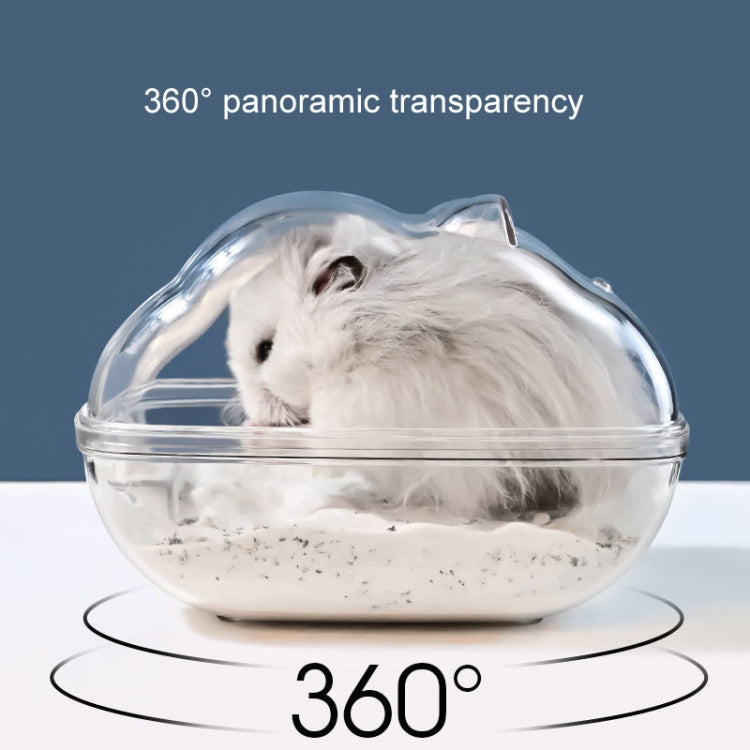 Hamster Bathroom Toilet Dual Purpose Nest Splash-proof Small Animals Golden Bear Bathtub, Small, Medium, Large