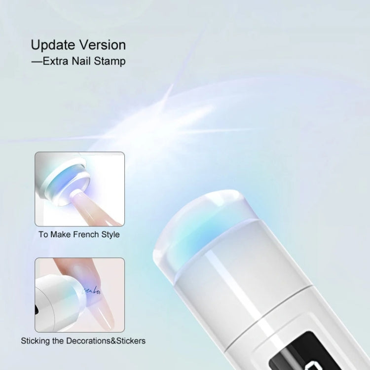 Rechargeable Mini UV Led Lamp for Nails Gel Dry With 360 Degree Rotating Stand