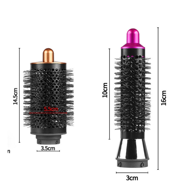 For Dyson Airwrap Curling Iron Accessories, 20mm Cylinder Comb Rose Red, 20mm Cylinder Comb Gold, 55mm Cylinder Comb Silver, 55mm Cylinder Comb Rose Red, 55mm Cylinder Comb Gold