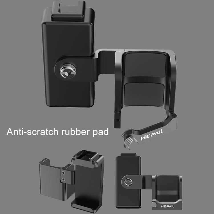 For DJI OSMO Pocket 3 HEPAIL Extended Phone Holder Adapter Protection Bezel, AC28