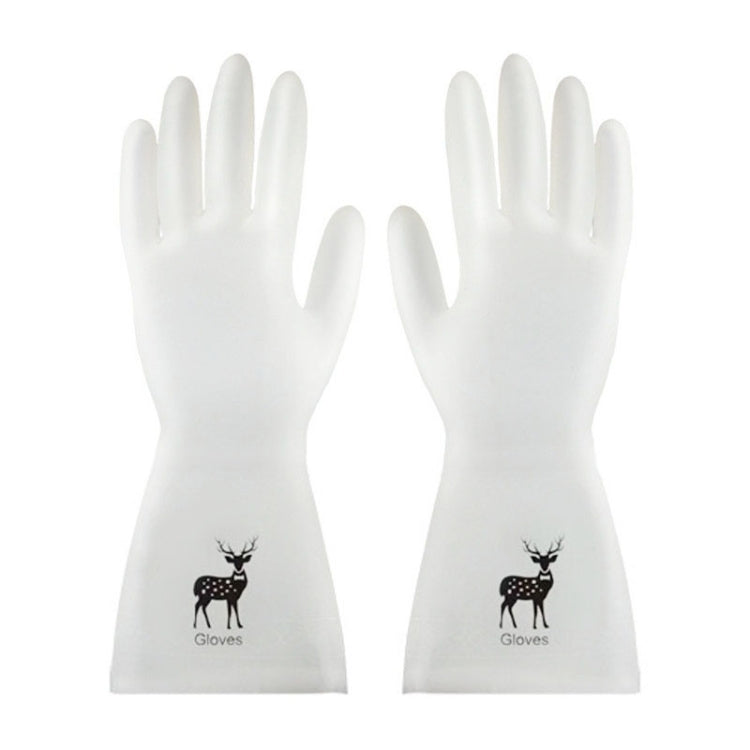 Waterproof Kitchen Dishwashing Gloves Household PVC Non-slip Laundry Housework Gloves, S, M, L