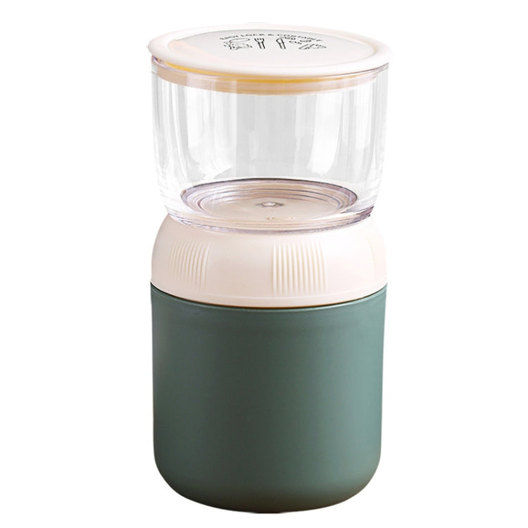 700ML 304 Stainless Steel Large-Capacity Double-Layer Soup Cup Student Yogurt Breakfast Cup, Green, Blue, Pink