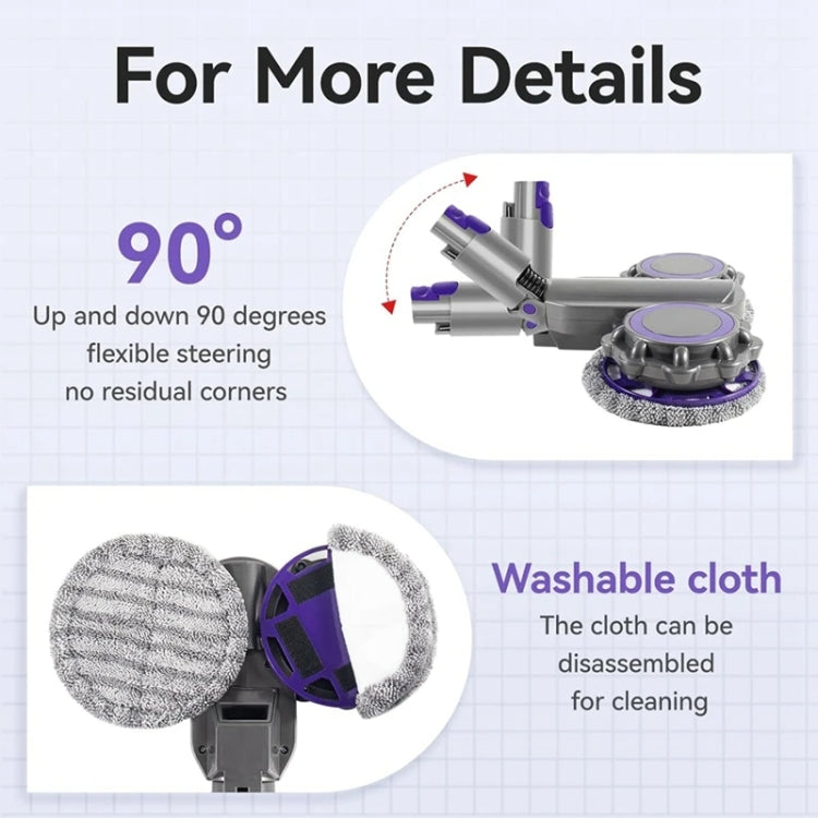 For Dyson V10 Digital Slim V12 Detect Slim Vacuum Cleaner Dry And Wet Mop Head