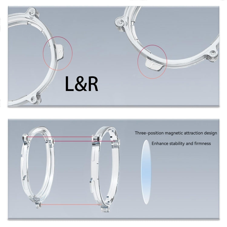 For Meta Quest 3 VR Magnetic Eyeglasses Frame