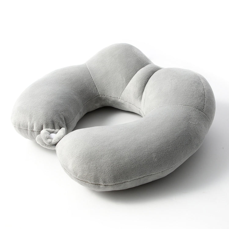 Portable Nap Neck Care Pillow Multifunctional Airplane Travel U-Shaped Pillow, Gray PP Cotton, Dark Gray PP Cotton, Navy Blue PP Cotton, Gray Memory Cotton, Dark Gray Memory Cotton, Navy Blue Memory Cotton