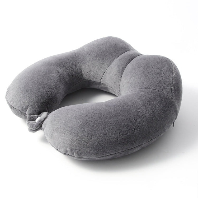 Portable Nap Neck Care Pillow Multifunctional Airplane Travel U-Shaped Pillow, Gray PP Cotton, Dark Gray PP Cotton, Navy Blue PP Cotton, Gray Memory Cotton, Dark Gray Memory Cotton, Navy Blue Memory Cotton