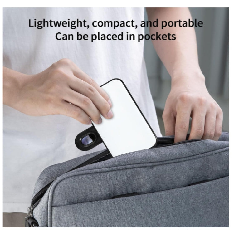Selfie Fill Light Rechargeable 3 Color Temperature Clip On For Phone, Laptop, Tablet Meeting