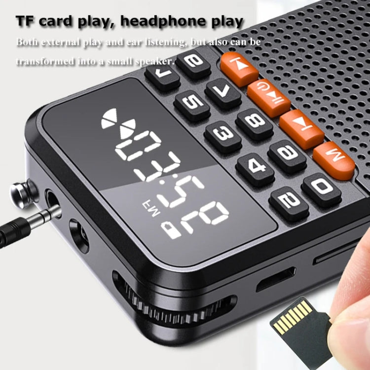 Rolton T1 Portable Radio Receiver Old People Singing Opera Player Mini Stereo Walkman