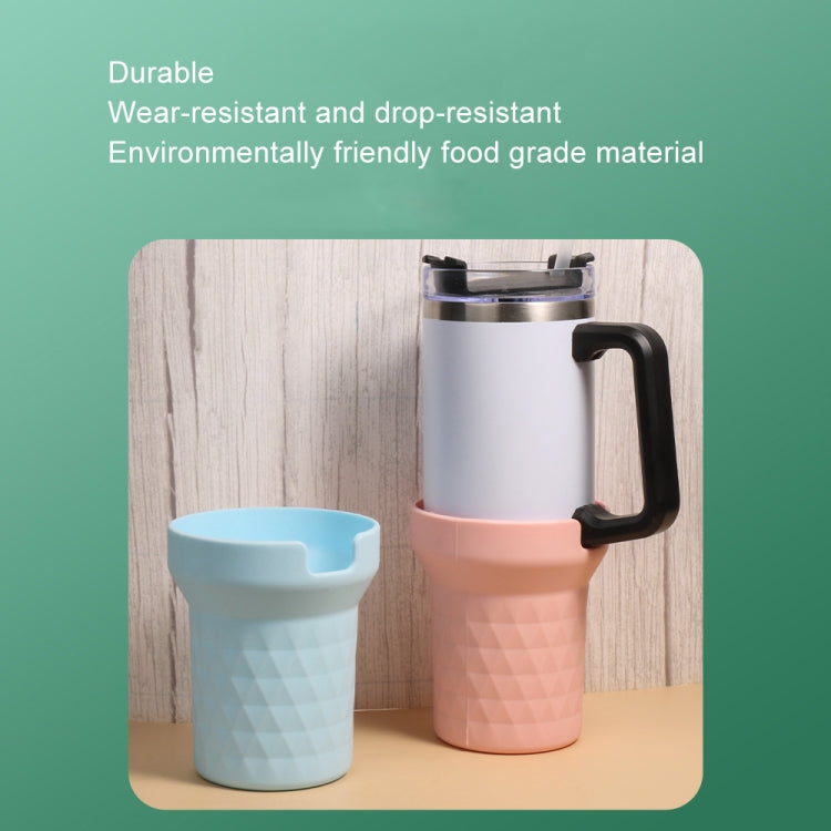 For Stanley Silicone Cup Boot Cup Protective Cover, 40oz Gray, 40oz Light Green, 40oz Dark Pink, 30oz Gray, 30oz Light Green, 30oz Dark Pink